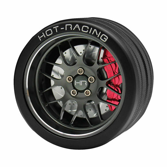 Aluminum 8-Y BBS Steering Wheel, FlySky NB4 Transmitter, Gunmetal