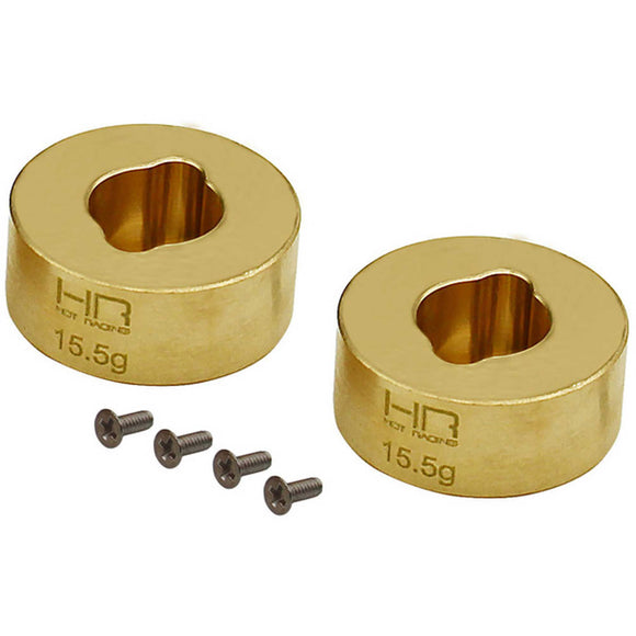 Hot Racing Brass Rear Hub 15.5g AX24 SCX24
