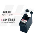 HS-70MG Micro Analog Ultra Torque Metal Gear Feather Servo