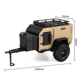 1/24 - 1/18 Off-Road Camping Trailer, Sandy Taupe