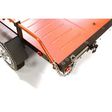 Alloy Flatbed Dual Axle Car Trailer-1/10 RC Orange