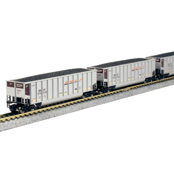 (N)Bethgon Coalporter  8 Car Set  BNSF Swoosh