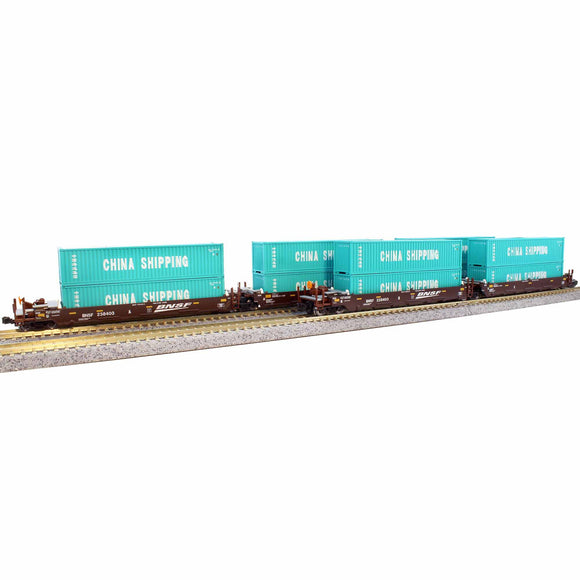 N MAXI-I BNSF Swoosh 5-Unit Set #238403