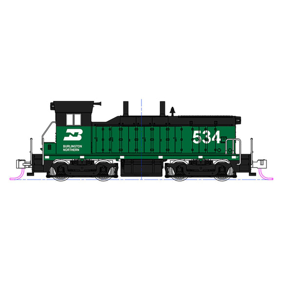 (N)EMD NW2 Burlington Northern #543