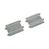 N 2-7/16" Double Track Straight, Concrete Ties (2)