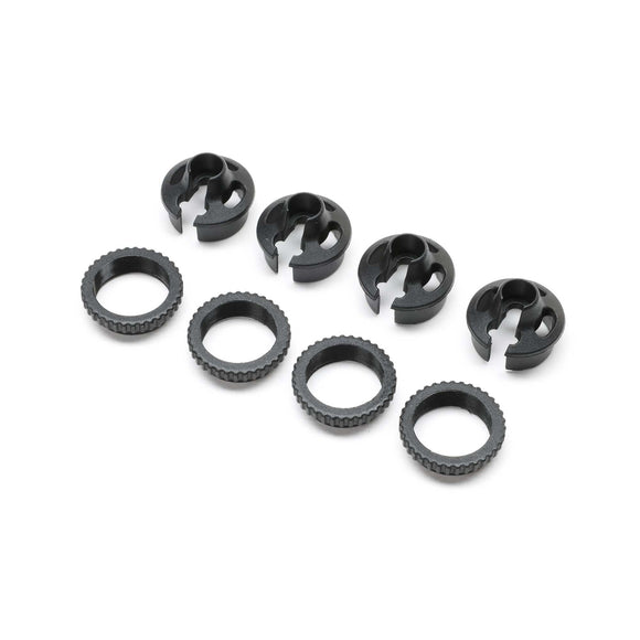 Losi Shock Spring Cup & Collar Set: 22S