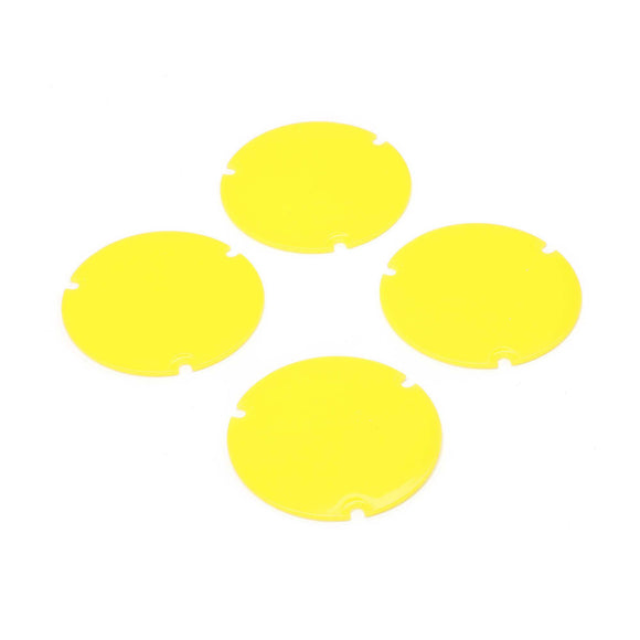 Wheel Cover Set, Yellow: 22S Sprint