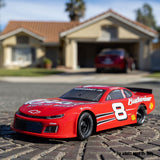Losi 1/12 Asphalt Late Model RC Race Car Dale Earnhardt Jr. No. 8 2025 Budweiser Chevrolet ZL1 2S AWD On-Road (Battery & Charger Included), Red