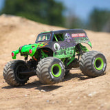 1/18 Mini LMT Grave Digger 2S 4X4 RTR Brushed Monster Truck (Battery & Charger Included), Green