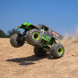 1/18 Mini LMT Grave Digger 2S 4X4 RTR Brushed Monster Truck (Battery & Charger Included), Green