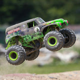 1/18 Mini LMT Grave Digger 2S 4X4 RTR Brushed Monster Truck (Battery & Charger Included), Green