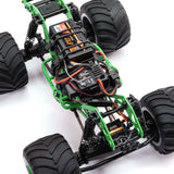 1/18 Mini LMT Grave Digger 2S 4X4 RTR Brushed Monster Truck (Battery & Charger Included), Green