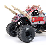 1/18 Mini LMT Zombie 2S 4X4 RTR Brushed Monster Truck (Battery & Charger Included), Red