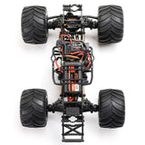 1/18 Mini LMT Zombie 2S 4X4 RTR Brushed Monster Truck (Battery & Charger Included), Red