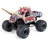 1/18 Mini LMT Zombie 2S 4X4 RTR Brushed Monster Truck (Battery & Charger Included), Red