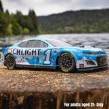 1/12 NASCAR RC Race Car Ross Chastain No. 1 2025 Busch Light Chevrolet ZL1 2S AWD RTR Brushed On-Road (Battery & Charger Included),  Blue