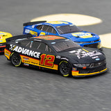 Losi 1/12 NASCAR RC Racecar Ryan Blaney No. 12 2025 Advance Auto Ford Mustang 2S AWD RTR Brushed On-Road (Battery & Charger included, Black