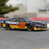 Losi 1/12 NASCAR RC Racecar Ryan Blaney No. 12 2025 Advance Auto Ford Mustang 2S AWD RTR Brushed On-Road (Battery & Charger included, Black