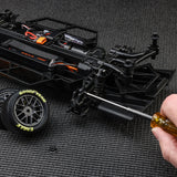 Losi 1/12 NASCAR RC Racecar Christopher Bell® #20® 2025 DEWALT Toyota Camry