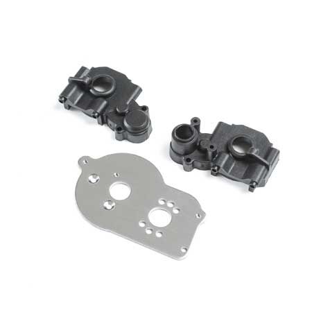 Transmission Case & Motor Plate: Mini-T 2.0, Mini-B
