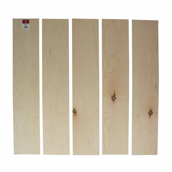 Maple Plywood 6mm (1/4) x 6 x 36 (5)