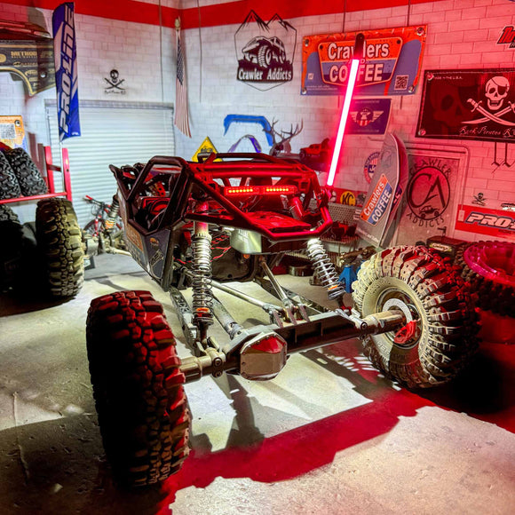 120mm Single TrickWhip Light Pink 12V Bundle (includes MYK-SFRF & MYK-HBSC)