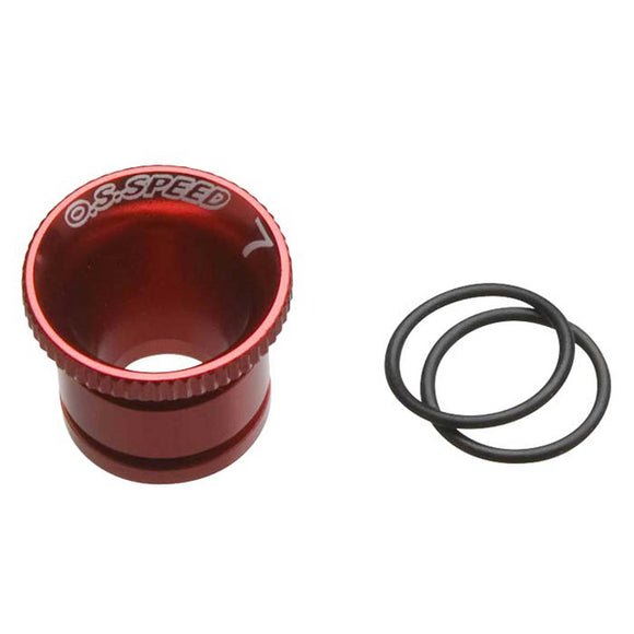 Carburetor Reducer 7mm, Red: Speed 21 V-Spec