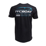 Pro Boat Wake T-Shirt Black, Medium