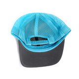 Pro Boat Snapback Hat, Charcoal/Neon Blue