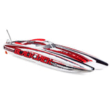 Blackjack 42" 8S Brushless Catamaran RTR, White/Red