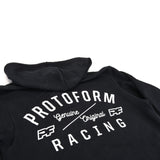 PF Bona Fide Black Zip-Up Hoodie, Small