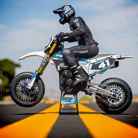 ProLine 1/4 Supermoto S3 Motorcycle Front Tire MTD Black (1): PROMOTO-MX