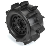 Pro-Line Sand Paw HP BELTED 2.8" Sand Truck Tires Mounted (12mm & 14mm)