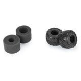 1/18 Dreadnaught 1.25"/1.75" F/R MT Tires (2): Mini LMT