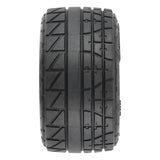 1/18 Menace F/R Street Tires MTD 12mm Black Raid (4): Granite GROM
