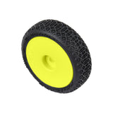 Electron 2.0 F/R Tires Mounted 7mm Yellow (4) for Losi Micro-B