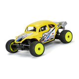 1/28 Electron 2.0 T F/R Tires Mounted 7mm Yellow (4): Micro-T