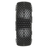 1/14 Hole Shot 3.0 F/R Tire MTD 12mm White Velocity (4): Typhon GROM