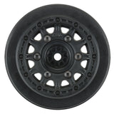 1/10 Raid Front/Rear 2.2"/3.0" 12mm Short Course Wheels (2) Black