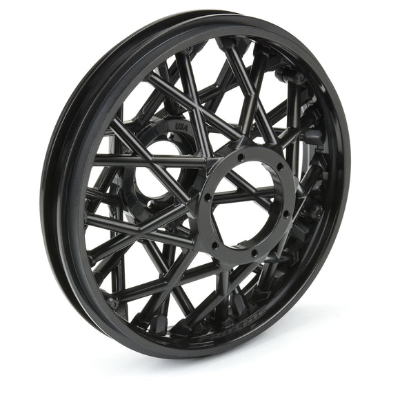 1/4 Bullyspoke V2 Bead Rear Wheel Black: Promoto-MX