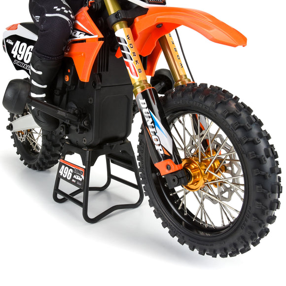 1/4 Pro-Spec Aluminum V2 Bead Front Wheel Black/Gold (1): Promoto-MX