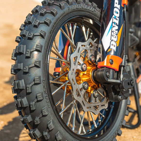 1/4 Pro-Spec Aluminum Front Rim Black: Promoto-MX