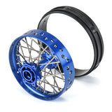 1/4 Pro-Spec Aluminum V2 Bead Rear Wheel Blue/Blue (1): Promoto-MX