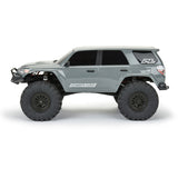 Axial 2024 Toyota 4Runner Hard Body Painted Lunar Rock Gray 132mm Wheelbase
