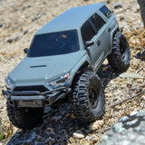 Axial 2024 Toyota 4Runner Hard Body Painted Lunar Rock Gray 132mm Wheelbase