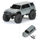 Axial 2024 Toyota 4Runner Hard Body Painted Lunar Rock Gray 132mm Wheelbase