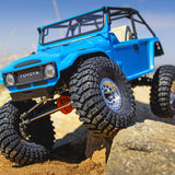 1979 Toyota Land Cruiser FJ40 Clear Body with Trail Cage & Scale Molded Accessories for 12.3"" (313mm) Wheelbase Scale Crawlers