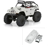 1979 Toyota Land Cruiser FJ40 Clear Body with Trail Cage for Axial SCX24
