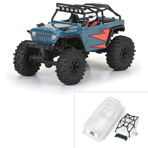 Pro-Line 2004 Jeep LJ Clear Body with Trail Cage for Axial SCX24