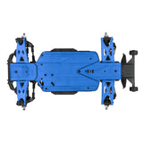Bash Armor F/R Skid Plates (Blue) for ARRMA 3S Vehicles
